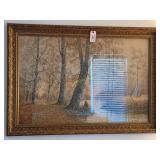 Framed Painting by Raphael/ Sensemon Watercolor,