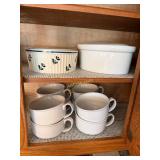 Asta Souffle Dishes, Apilco Classic White Ware