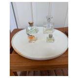 Lazy Susan Tray with Jasmine Noir/Chanel No. 5,