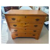 Solid Wood 4 Drawer Chest of Drawers, Rose Hend