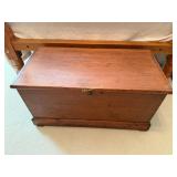 Southern Pine Blanket Chest with Beautiful
