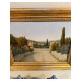 Italian Landscape (Tuscan Road-Style) Painting in