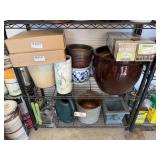 Bottom 2 Shelves of Planters