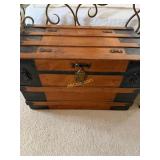 Stage Coach Trunk- Metal Framing with Wood