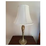 Stiffel Brass Table Lamps (Pair), Measures: 7x28