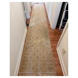 Hall Tan Rug, Measures: 193ï¿½ x 31 1/2ï¿½