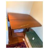 Antique Drop Leaf Table Federal Style Rope Caned