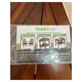 Teak Craft Teak Corner Shower Bench with Shelf