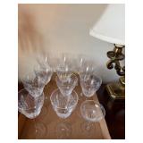 Rosenthal ï¿½Romance Motifï¿½ Crystal Wine Glasses-