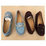 Talbots Blue Horizon Easton Tie Mo 9 1/2M,