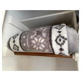 Burkeshire Grey Blanket (92ï¿½x104ï¿½), Wool White