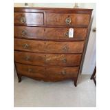 Georgian 4x2 Drawer, Bow Front Chest, Circa 1790,