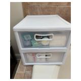 2 Drawer Storage Container Which Contains Several