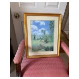 3 Nice Framed and Matted Prints, Measures: 18x23