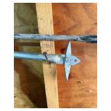 2 Spade Shovels, Metal Hand Edger, Metal Weed