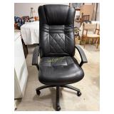 Black Leather Office Chair