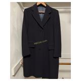 Black Wool Full Length Winter rJacket