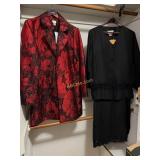 David Dart Linen and Lace 2pc Skirt and Top,