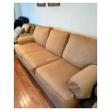Camel Colored Henredon Sofa (Like New), Measures: