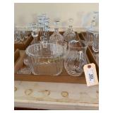 4pc Mikasa Crystal Candlestick Holders, Pair of