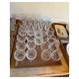 10pc Waterford Crystal Avoca Claret Wine Glasses,