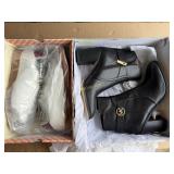 Michael Kors Carmen Heeled Bootie Leather Black