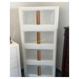 Stackable Plastic Storage Cabinet with Front