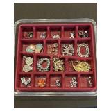 Misc. Costume Jewelry in Tray