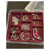 Misc. Costume Jewelry in Tray