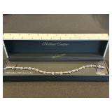 7 1/2ï¿½ Sterling Bracelet with Find Simulated