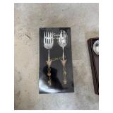 2 Saints Fork and Spoon Set, 6pc Mother of Pearls