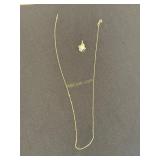10K Yellow Gold Chain (Needs Jump) Plus 14K
