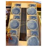 Green Stone (Jade) Chinese Chopstick Set,