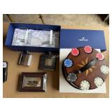 2 Metal Flashes with Melissa Engraved on Them,