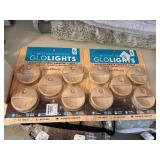 2- 5pc Glo-Lights, White Marble Jewelry Box,