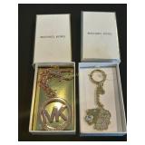 2 Vintage Michael Kors Key Charms, LNIB
