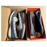 Tory Burch Black Gold Minnie Travel Ballet Size