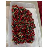 Large Clear/ White Tote Containing: Christmas