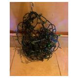 Small Tote Containing Christmas Lights, Power