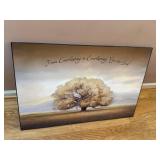 5 Religious Pictures of Various Sizes and Quotes