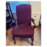 Gooseneck Arm Chair Solid Hardwood Construction