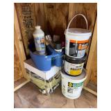 Quikrete, Rustoleum in 3 Colors and 1 Clear Coat,