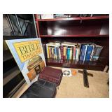 Bible in Leather Carrying Case, Wall Hang Cross,
