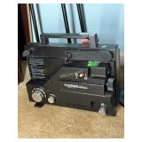 Model 727 8mm Projector Chinon with Screen Stand