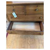 Antique Oak 4-Drawer Dresser, Measures: 38ï¿½W x