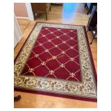 Well Woven Timeless Collection Red/Gold Area Rug,