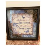 Burgundy/Blue Artificial Hydrangea Flower