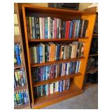 4 Tiered Pine Bookcase with Beveled Edges and a