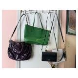 Coach Purple Lindsey Patent Leather Satchel,