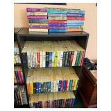 3- Tier Bookshelf and all Paperback Books Inside